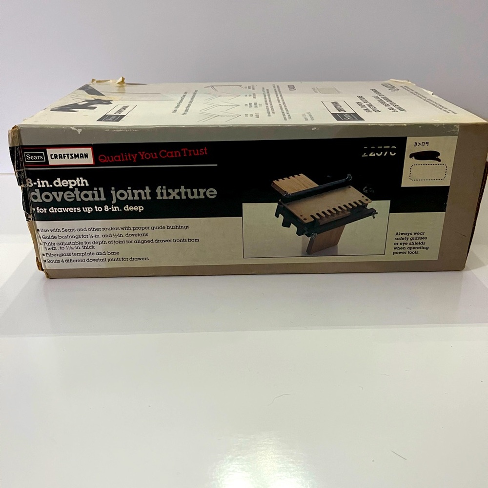 Vintage Sears Craftsman Dovetail Joint Fixture Number 92570